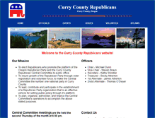 Tablet Screenshot of currycountyrepublicans.org